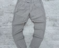 Grey eleventy wool trousers