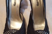 Ladies black and bling shoes size 7