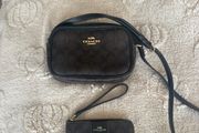 Coach bag and wallet