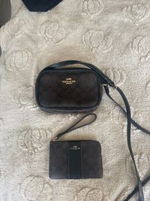 Coach bag and wallet