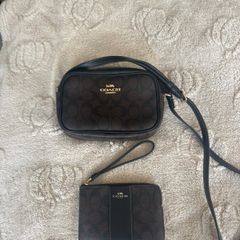 Coach bag and wallet
