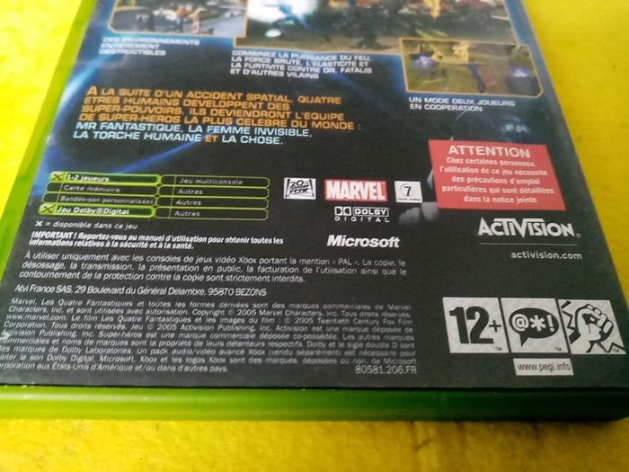 Fantastic 4 Xbox Original Games Game