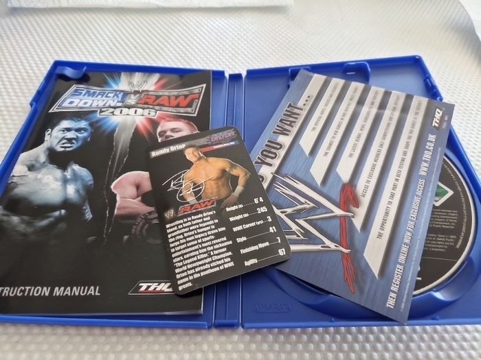 Smack Down vs Raw 2006 PlayStation2 Ps2 Games Original