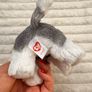 Ty Beanie Boo Whiskers approx. 15 cm. Plush Schnauzer Dog Please see photos Image 8