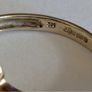 9ct Gold, Pearl and Diamond Ring, O/P 2.3g. Image 4