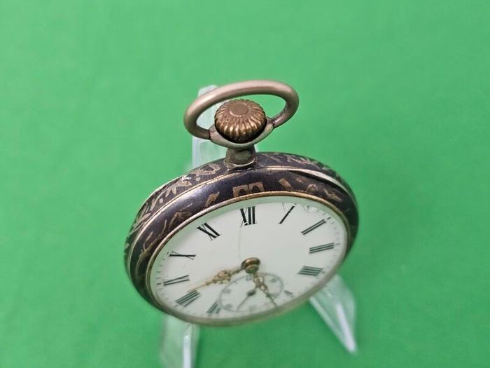 Antique Silver Swiss Made Early 1900s Pocket watch