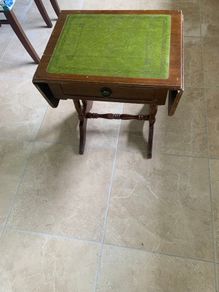 Vintage Mahogany Drop Leaf Sofa/Writing Table .
