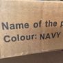 Galway Collection Lamont Large Navy Mirror 101cm x 33cm x 4cm Image 3