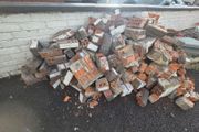 Broken Red brick