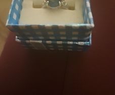 blue dress ring