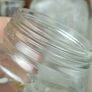 470 - Set of 6 Vintage Clear Glass Cork Screw Top Collectible Decorative Bottles Image 4