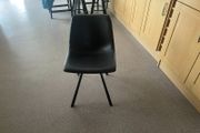 6 Dining Chairs for Sale  Dark Grey Leatherette