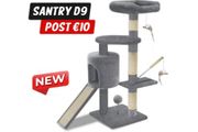 Cat Tree Tower Scratching Post Grey
