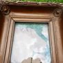 Antique Stunning 19th Century Ornate Gilt Gesso Box Frame Heavy Old Frame 12" x 11,5" Image 4