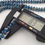 Vintage Tiny Blue Eyes Glass Beads Necklace Image 4