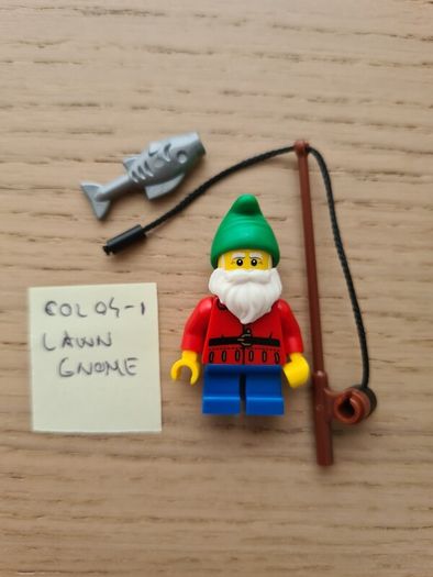 lego col04-1 lawn gnom, collectible series