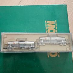 Micro Ace N Gauge Taki 23800 5th Series Silver (A3104) 2-car freight set.