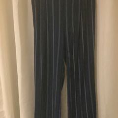 Navy Stripe Trousers