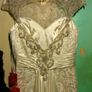 Vintage lace ivory wedding dress size 10 UK Image 2