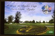 2005 Ireland Ryder Cup Commemorative Stamps Booklet Mint Never Hinged (MNH) with images of booklet shown in ad. Hibernian HB128.