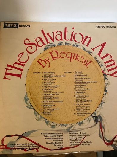The Salvation Army by Request -Vinyl LP
