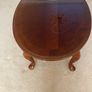Oval teak coffee table - highly polished finish Image 2