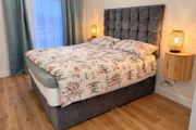 Ottoman King Size Divan Bed with Storage and headboard