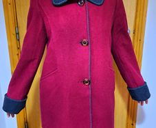 Cashmere & Wool Red Winter Coat