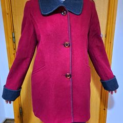 Cashmere & Wool Red Winter Coat