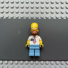 lego simpsons sim001 Homer Simpson minifigure - Shirt with Tie and Badge