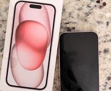 iPhone 15 128gb PINK mint like new