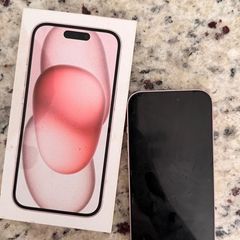 iPhone 15 128gb PINK mint like new
