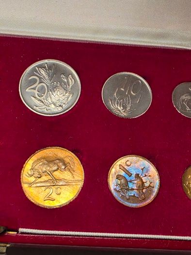 South Africa 1978 Proof Coin Set in Original Holder with COA