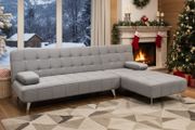Nordic Corner Sofa Bed with Chaise, Xmas Deal