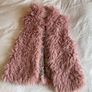 Girls gorgeous pink fur gilet from Zara 5 6 Image 2