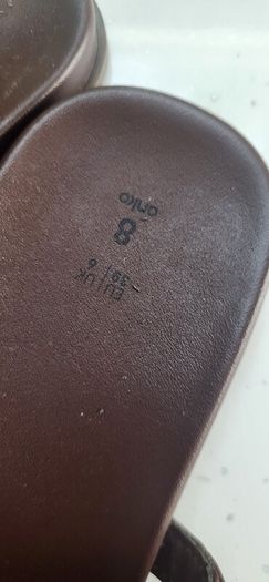 ANKO brown thong sandal Sz 8 AUS (Fit 6UK)