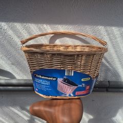 Vintage bicycle front basket