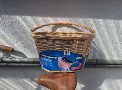 Vintage bicycle front basket