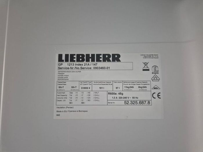 Liebherr Freezer