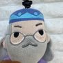 Harry Potter Clip On Plush Key Chain Professor Albus Dumbledore approx. 13cm. Used Please see photos Image 3