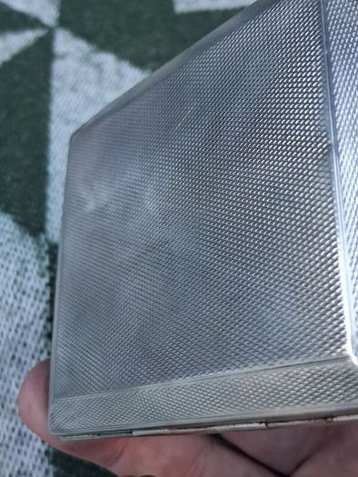 Art Deco Sterling Silver Cigarette Case(101 Grams)