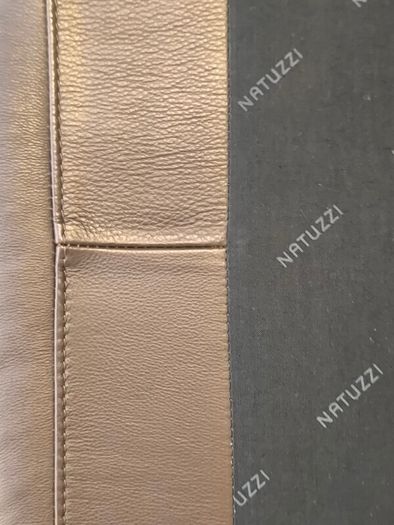 Original Natuzzi Italia "Liu" Leather Swivel Armchair - Excellent Condition