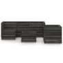 6 Piece Garden Lounge Set Grey Impregnated Pinewood Image 3