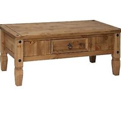 mexican pine coffee table