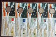 United States Of AMERICA - Lot of five 1/4 Dollar coins