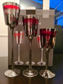 Plated Candle Holders