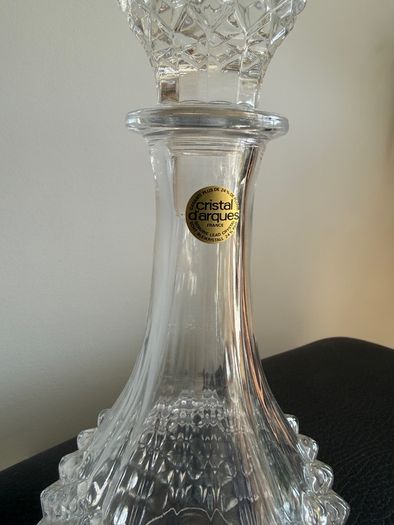 Vintage Cristal d'Arques-Durand Longchamp Decanter