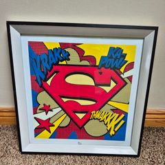 Superman Pop Art, framed print
