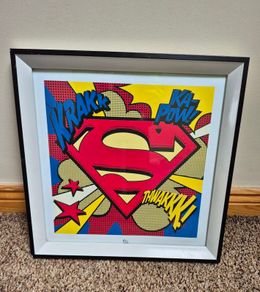 Superman Pop Art, framed print