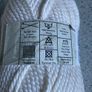 450gms of 100% chunky cotton white Image 3
